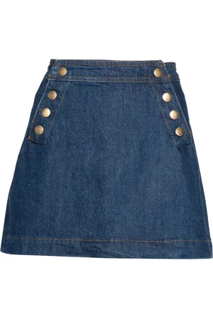 Frame Sailor denim miniskirt
