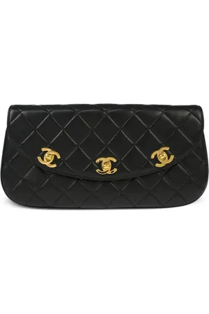 CHANEL 2016 quilted clutch bag