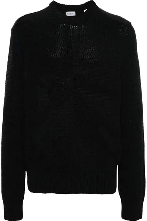 Burberry Logo-jacquard cashmere jumper
