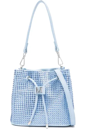 MONNALISA Rhinestoned bucket bag