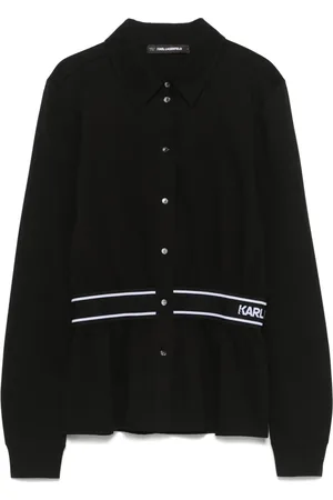 Karl Lagerfeld Logo jersey shirt