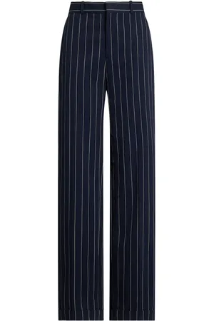 Ralph Lauren Pinstriped straight-leg trousers