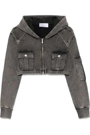 GIUSEPPE DI MORABITO Cropped hoodie