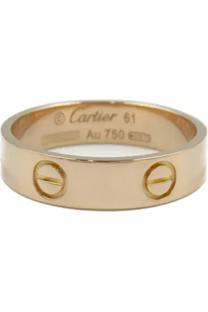 Cartier 2010s 18K rose Love ring