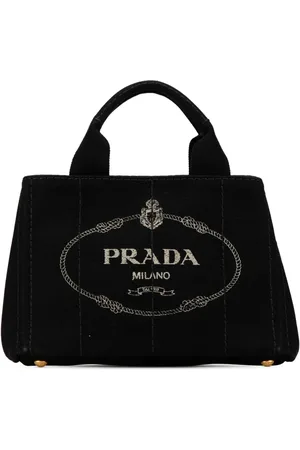 Prada 2013-2024 Small Canvas Canapa Logo satchel