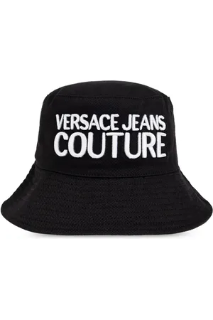 VERSACE Logo-embroidered bucket hat