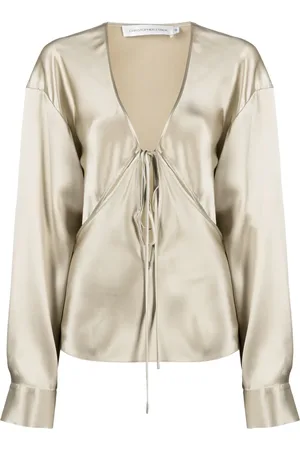 CHRISTOPHER ESBER Triquetra silk blouse