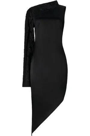 GENNY Asymmetric midi dress