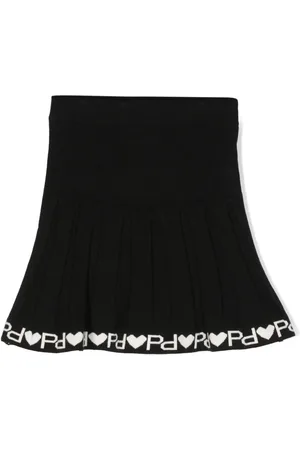 Pinko Intarsia-knit ribbed skirt