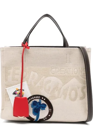 Salvatore Ferragamo Medium canvas tote bag