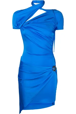 COPERNI Asymmetric draped minidress
