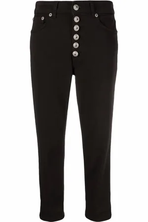 Dondup Koons cropped button-fly trousers