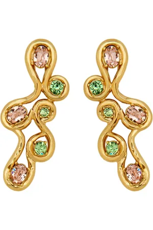 Oscar de la Renta Crystal Wrap earrings