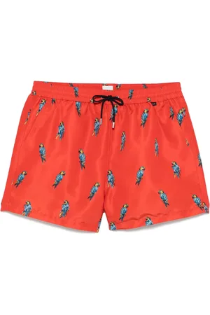 Paul Smith Parrots-print swim shorts