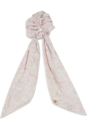 VERSACE Floral-print scrunchy
