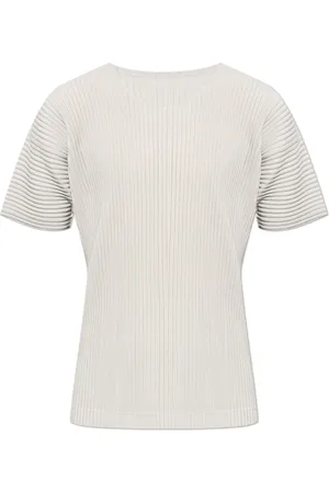 Issey Miyake Pleated short-sleeve T-shirt