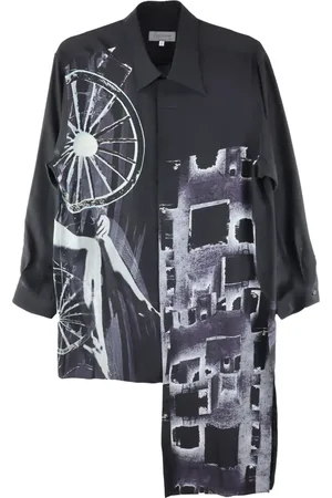YOHJI YAMAMOTO Graphic-print overshirt