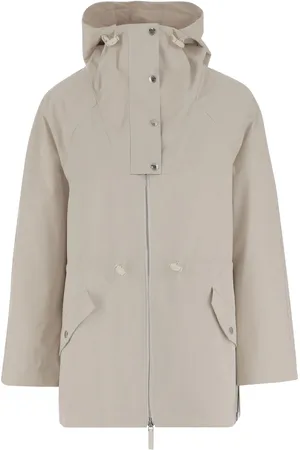 YVES SALOMON Hooded parka coat