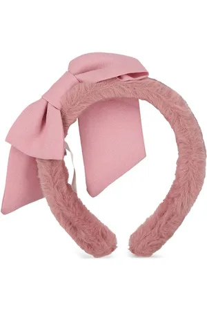 PATACHOU Faux-fur bow headband