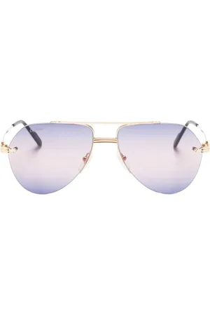 Cartier Premi??re de Cartier pilot-frame sunglasses