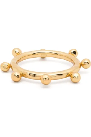 Patou Sphere-charm hammered bangle