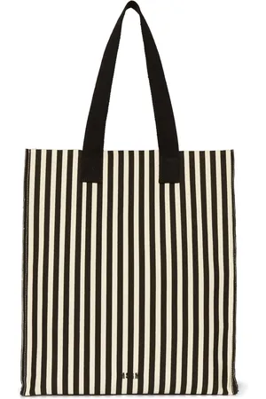 Msgm Striped tote bag