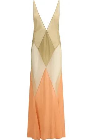 The Attico V-neck maxi dress