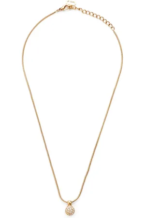 Dior 2000s rhinestone-pendant necklace