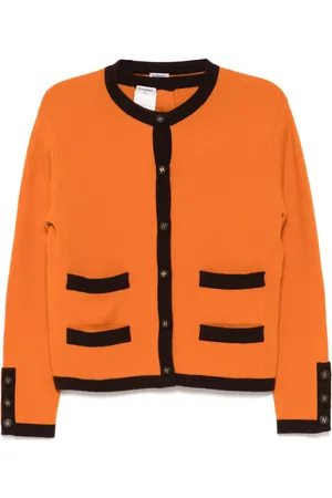 CHANEL 1996 ensemble cardigan short-sleeve top