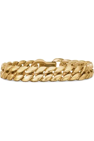 David Yurman 18kt yellow Curb Chain bracelet (11.5mm)