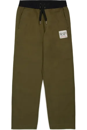 Nº21 Logo-patch track pants