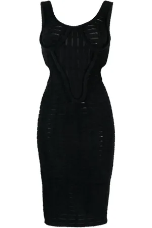 GENNY Cut-out detail bodycon dress
