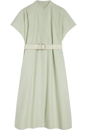 Jil Sander Belted midi dress