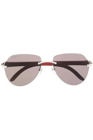 Cartier Tinted pilot-frame sunglasses