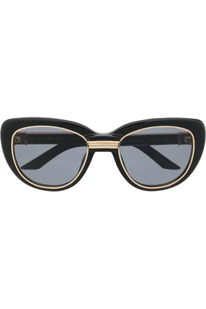 Casablanca Logo-plaque cat-eye sunglasses