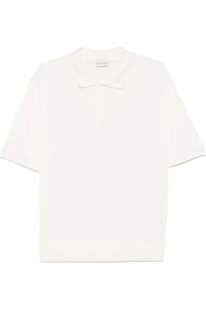Moncler Fine-knit polo shirt