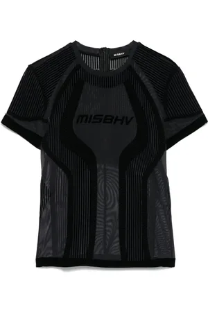 MISBHV Flocked mesh T-shirt