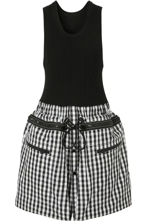 Burberry Gingham loop-back dress
