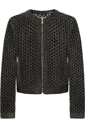 Dolce & Gabbana Woven nappa-leather jacket