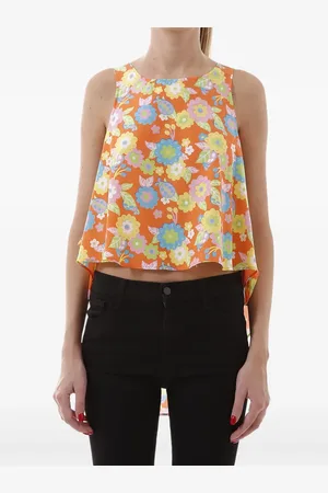JEREMY SCOTT Floral-print top