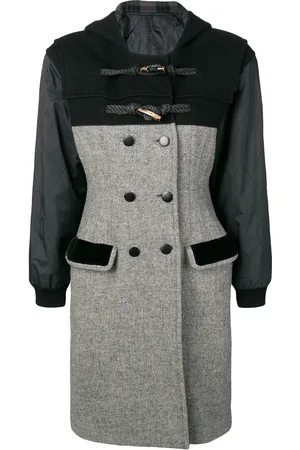 Jean Paul Gaultier Hooded double-breasted coat