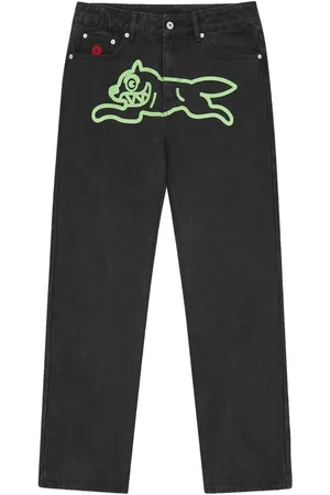 ICECREAM Logo print jeans
