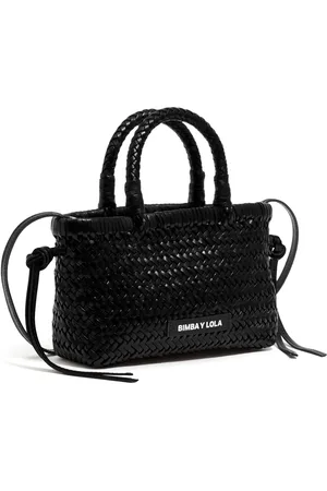 Bimba y Lola Mini interwoven tote bag