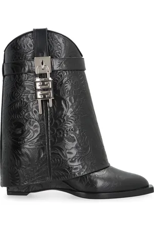 Givenchy 60mm Shark Lock Cowboy leather boots