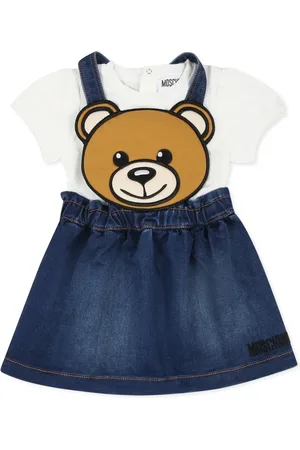 Moschino Teddy bear-appliqué skirt