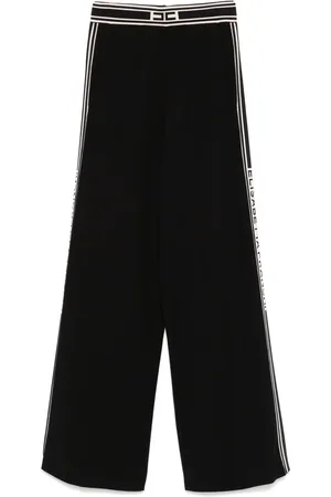 Elisabetta Franchi Contrast-bands trousers