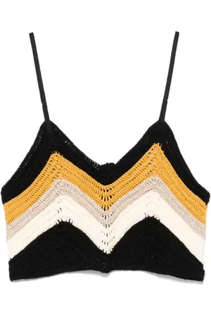 FORTE FORTE Crochet-knit crop top