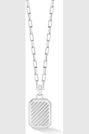 Dower and Hall Octagon Humbug paperclip necklace