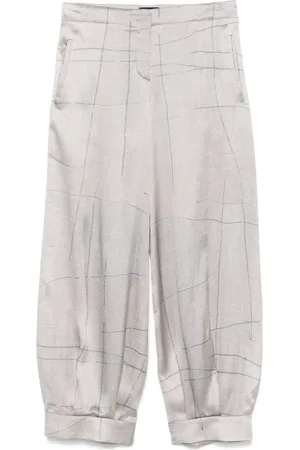 Giorgio Armani Printed silk trousers