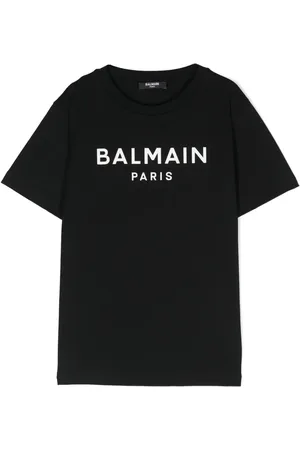 Balmain Logo-appliqué cotton T-shirt